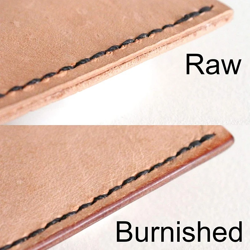 

Leather Burnisher Bits 2-Pack for Rotary Tools - Pointed Tip and Multi Grooved Burnishing Tips Made of Solid Tropical