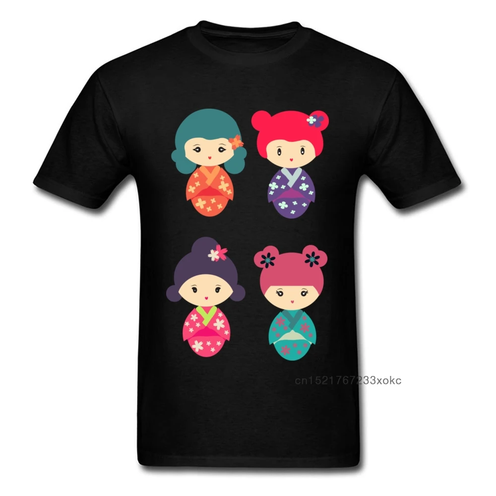 Мужские футболки с коротким рукавом Kokeshi дизайнерские облегающие из 100% хлопка