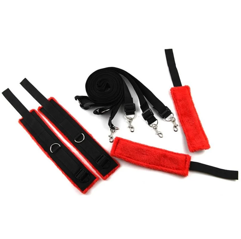 Комплект для ограничения секса кровать Джем регулируемый ремень нейлоновые