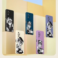 hot anime hanako kun for xiaomi redmi 10x 9t 9c nfc 9a 8a 8 7 k40 gaming pro k30s liquid silicone soft cover phone case
