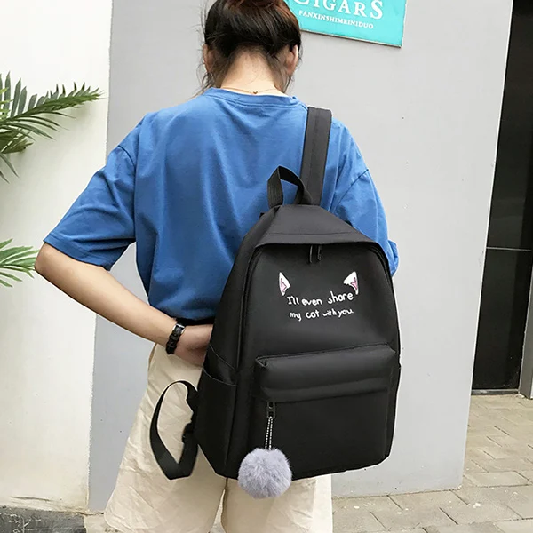 6 school bag JZYZQBX 4 шт./компл. школьная сумка рюкзак для девочек подростков студентов школьные сумки милые Мультяшные рюкзаки, школьный рюкзак - Цвет: 6 school bag