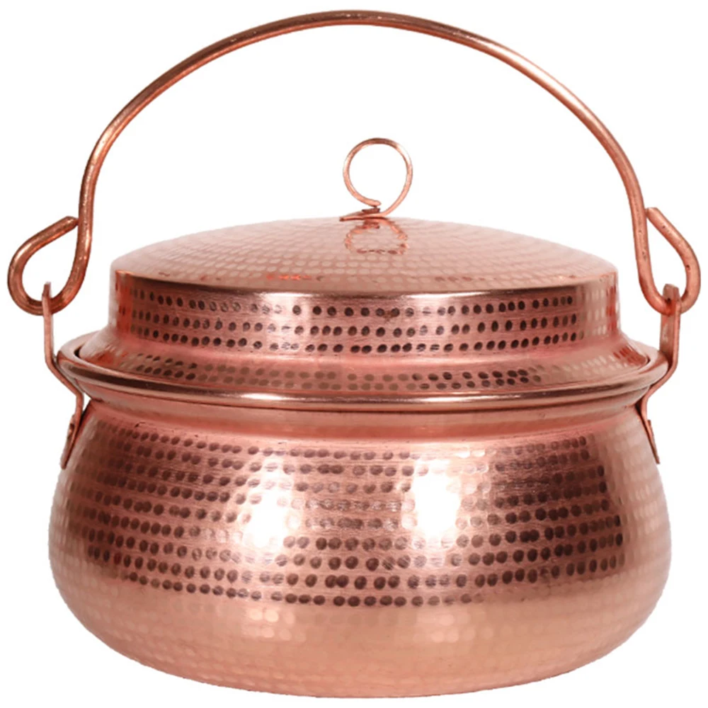 Медная кастрюля Гун из чистой утолщенной меди медные паровые кастрюли