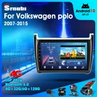 Автомагнитола 2 Din на Android 10,0 для Volkswagen VW POLO 2008-2015 мультимедийный видеопроигрыватель с сенсорным экраном динамик MP5 DVD