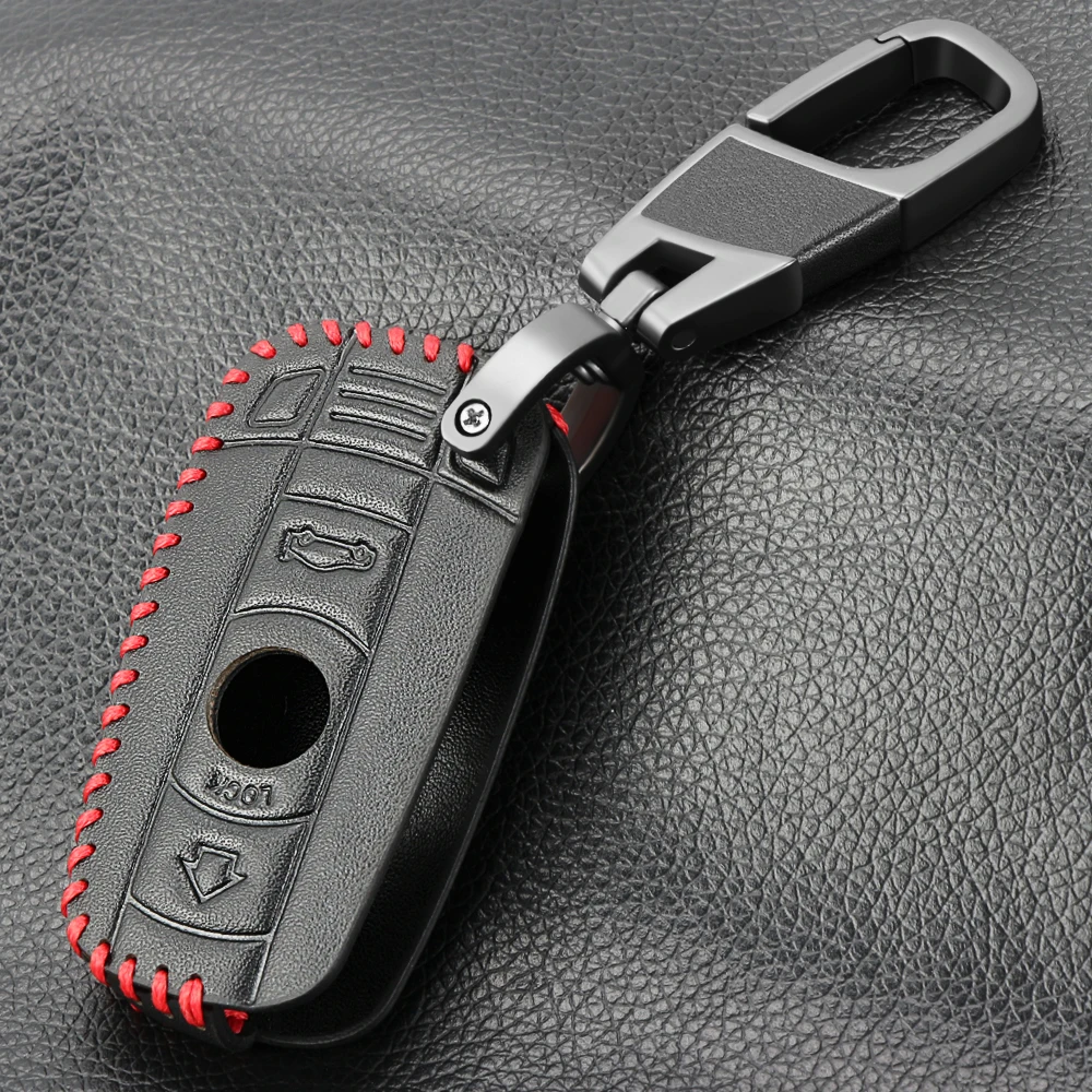 Кожаный чехол для ключей нового дизайна Bmw E90 E30 E60 E34 E36 E38 E39 E46 118 220 M235 320 328 428 435 528 X1 X3