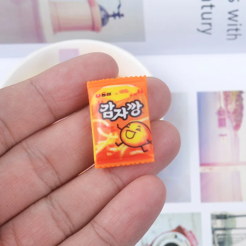 10 шт./лот миниатюрный игрушка жареные креветки чипов бутылки Напитки Кола вина