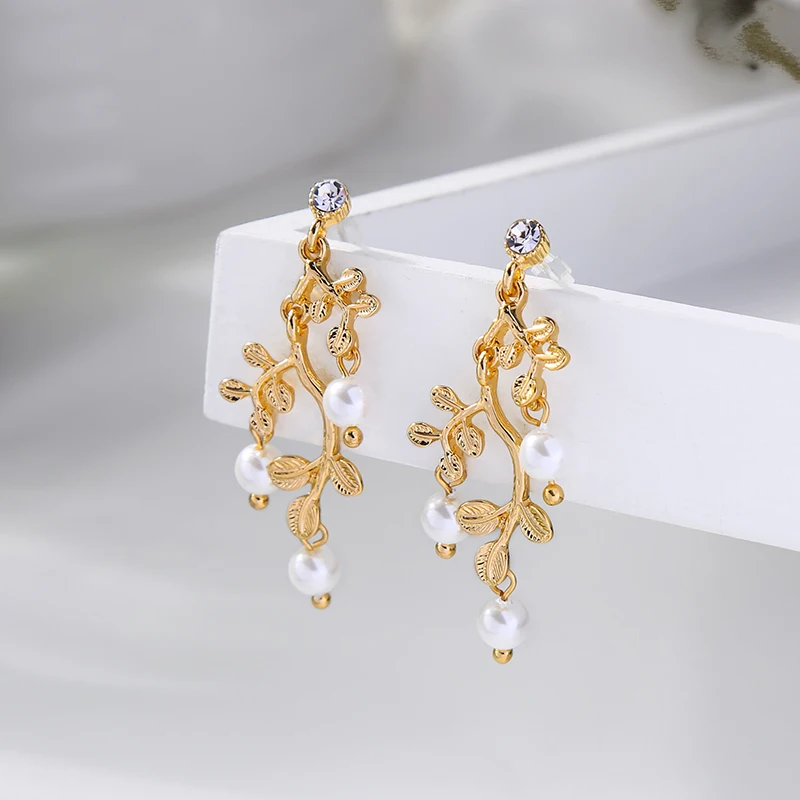 Новое поступление длинные серьги золотистого цвета полые кольца с милой птицей