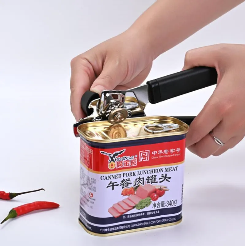 

Top Quality Strong Heavy Duty Kitchen Craft Stainless Steel Can Opener Beer Professional Tin Opener Easy Grip