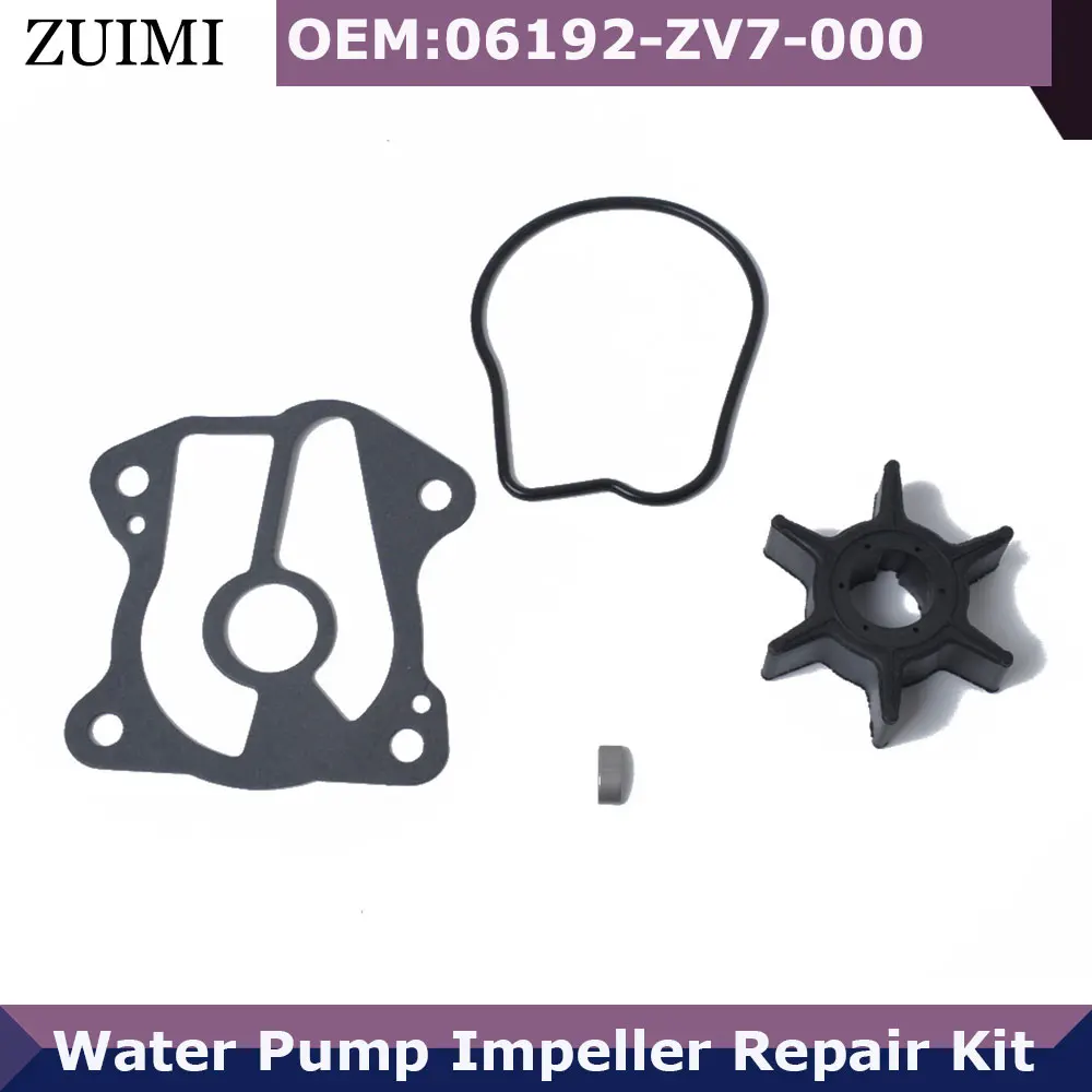 

For Honda Outboard BF25 06192-ZV7-000 Water Pump Impeller Repair Service Kit Car Accessories