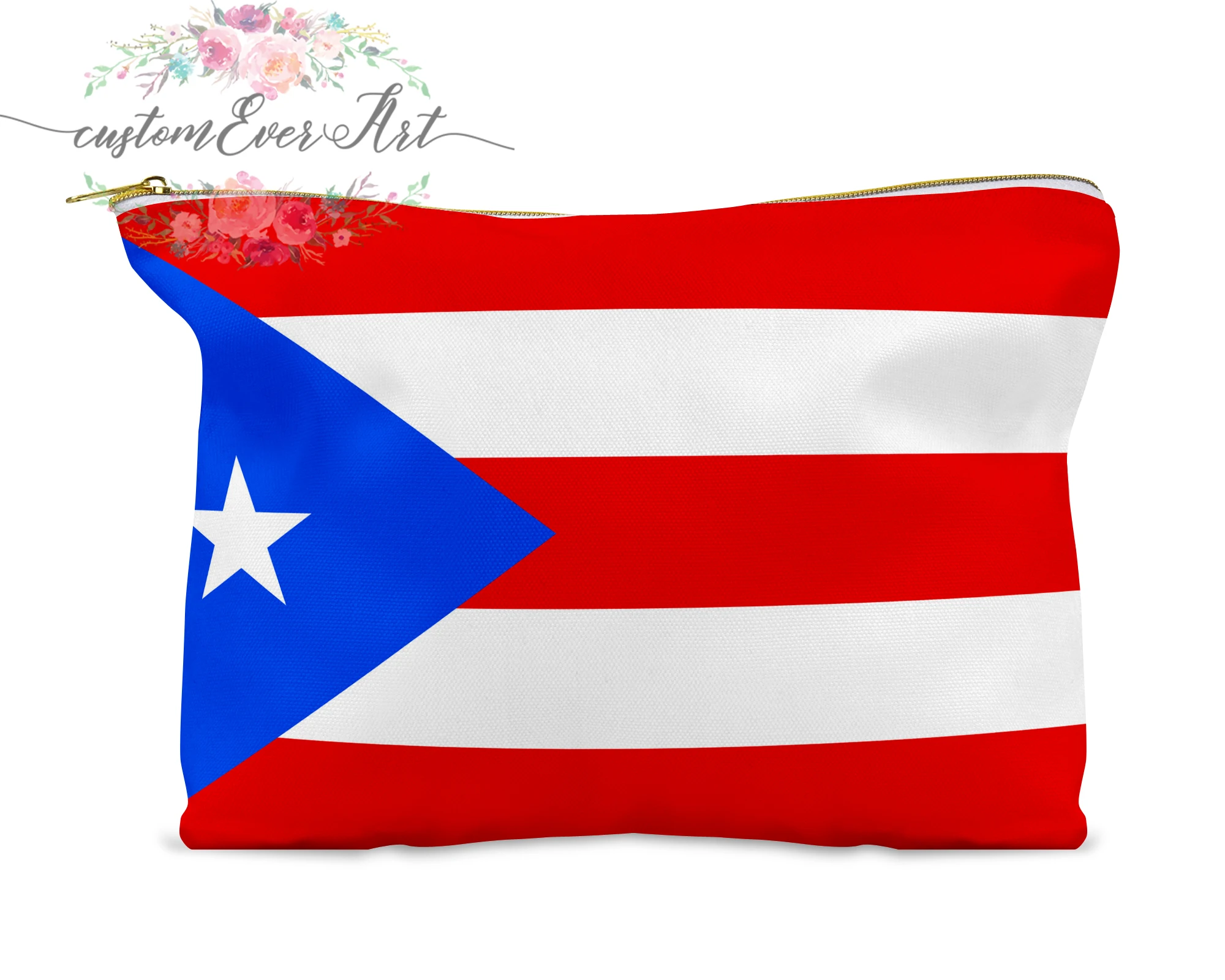 Косметичка в Пуэрто Рико персонализированная косметичка маленькая сумочка для