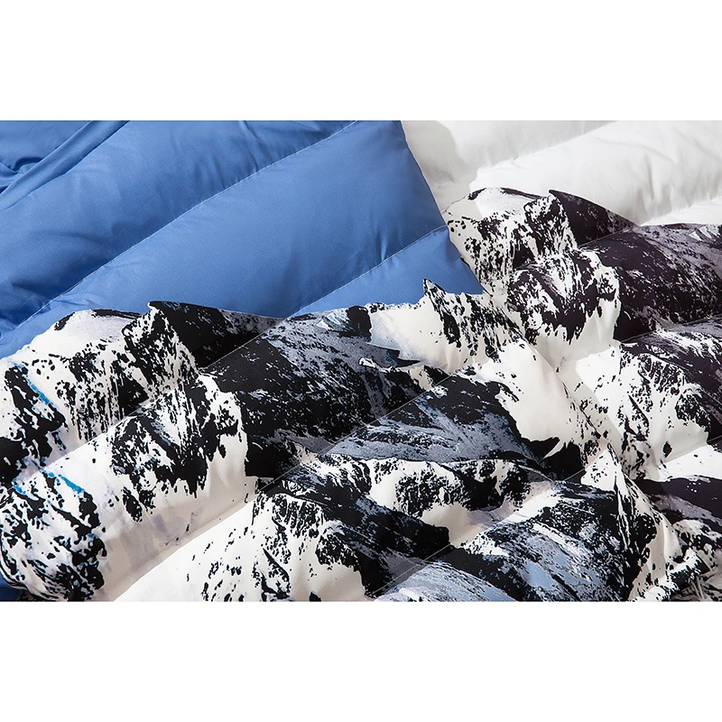 Пуховая куртка-парка с хлопковой подкладкой и принтом уличная одежда в стиле