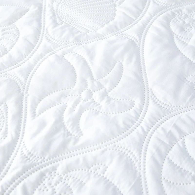 Одноцветный водонепроницаемый защитный чехол для матраса простыня стиль