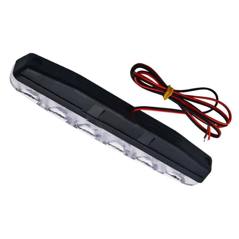2Pcs/set 6 LEDs Car Daytime Running Lights Styling DRL Lamp Auto Fog Light Super Bright Waterproof DC 12V | Автомобили и