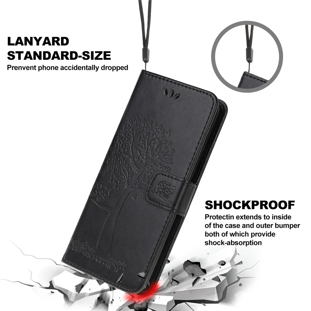 

Business Case for IPhone 11 12 Pro Max X XS XR 6 7 8 Plus SE 2020 Coque Flip Leather Card Solts Full Protection Lanyard Cover