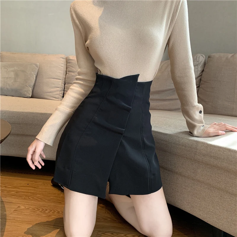 Новинка женские сексуальные короткие юбки стройнящие красивые зимние офисные