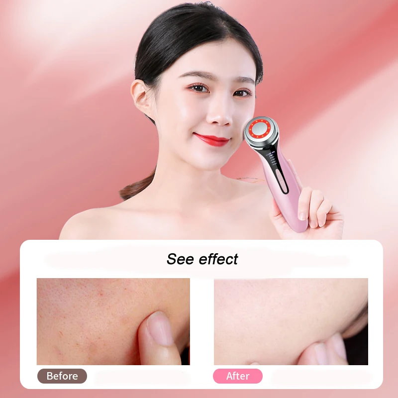

EMS Facial Cleansing Rejuvenation Beauty Device Warm Face Lift Massage Skin Care Tool