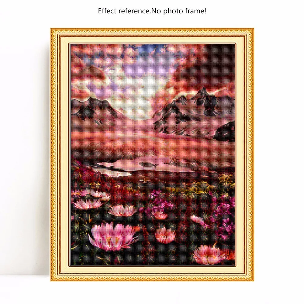 Алмазная вышивка 5D &quotцветы&quot крестиком картина из страз &quotсделай сам&quot