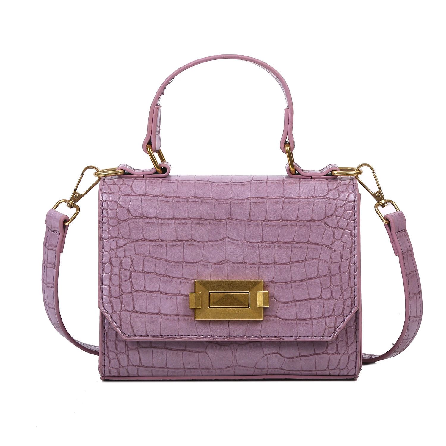 

Stone Pattern Pu Leather Crossbody Bags For Women 2020 Lady Mini Totes Female Travel Shoulder Handbags Luxury Cross Body Bag
