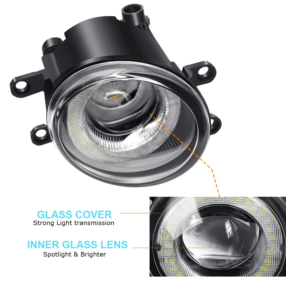 2 штуки Ангел глаз туман светильник сборки автомобилей Светодиодный