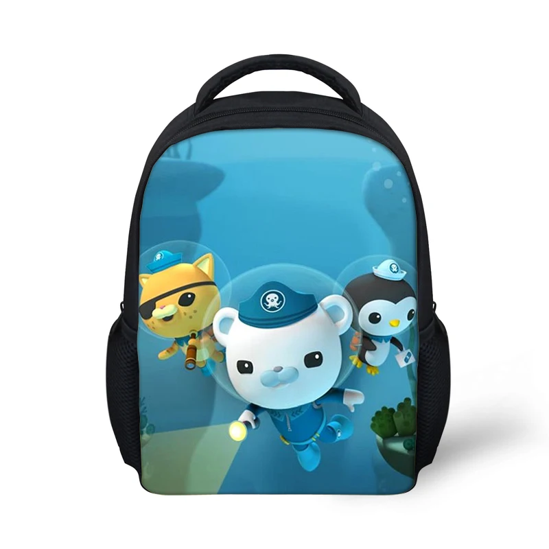 Kindergarten Kids Backpack The Octonauts Pattern Babies School Book Bags Cartoon Anime Design Boys Girls Small Bags
