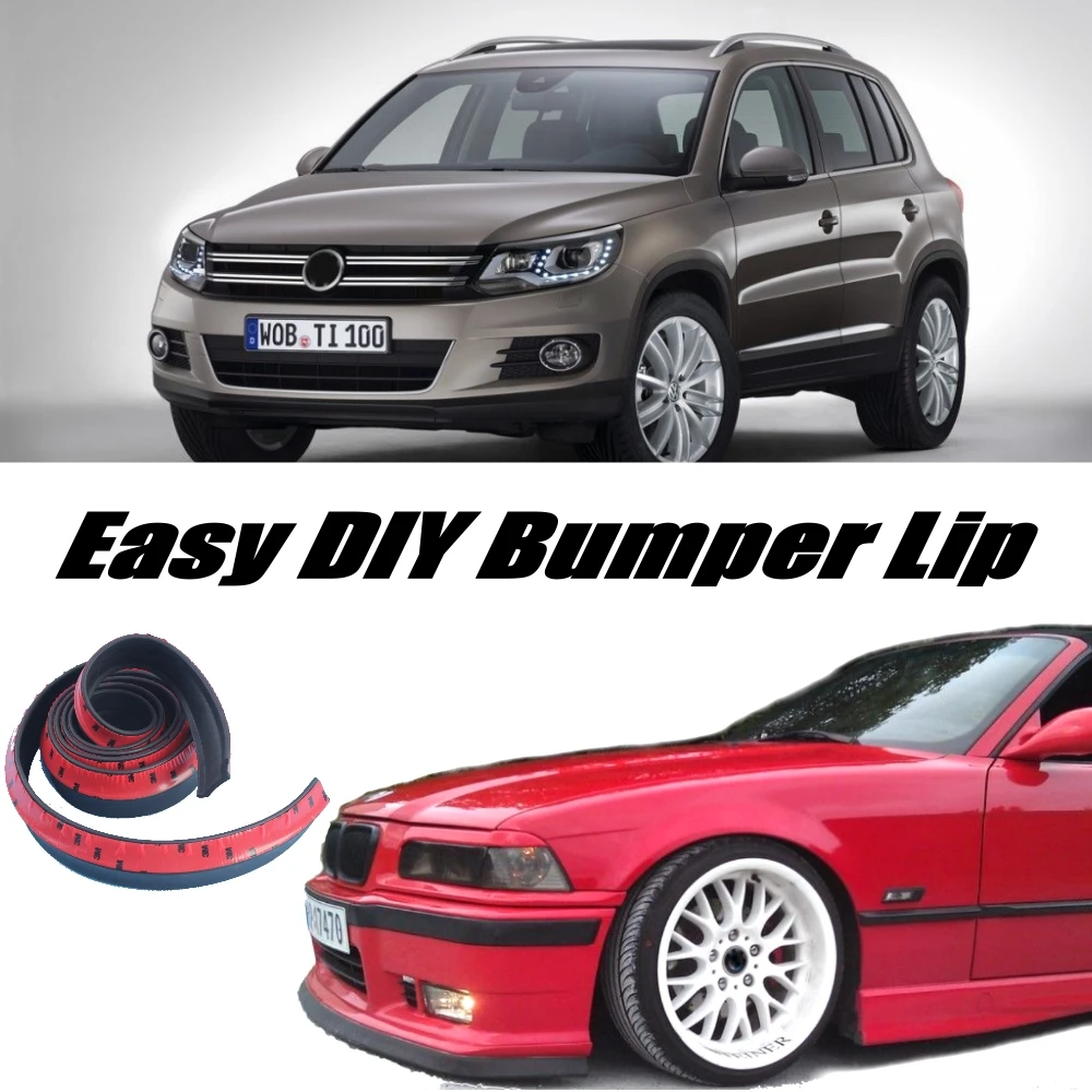 Бампер для губ Volkswagen VW Tiguan 2007 ~ 2016 передний спойлер юбка тюнинга/комплект