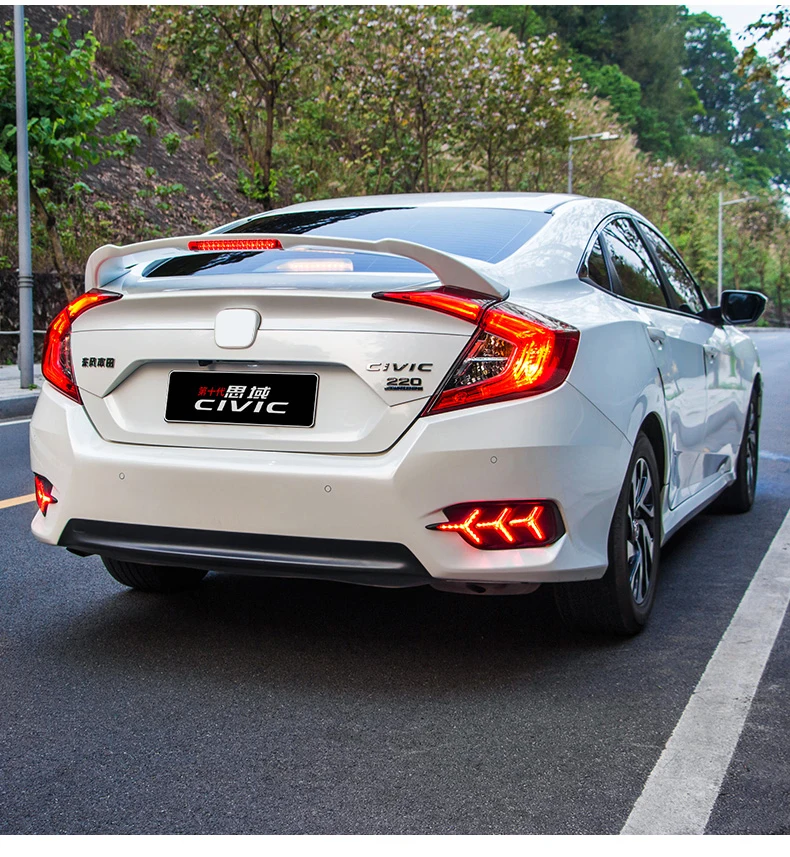 Для Honda Civic спойлер заднего крыла, багажник загрузки крылья abs-спойлеры DS стиль