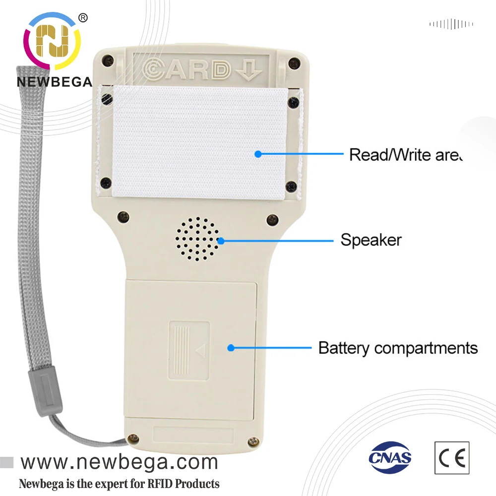 Дубликатор RFID для копирования ID 125 кГц NFC-считыватель Запись IC 13 56 МГц