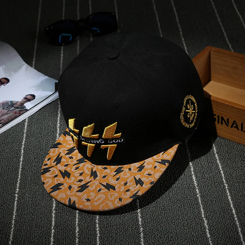 Кепка с вышивкой в стиле хип-хоп для мужчин и женщин бейсболка принтом грома