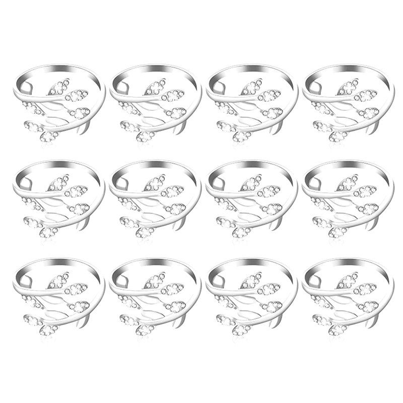 

12 шт., кольцо-держатель для салфеток, пряжка для салфеток