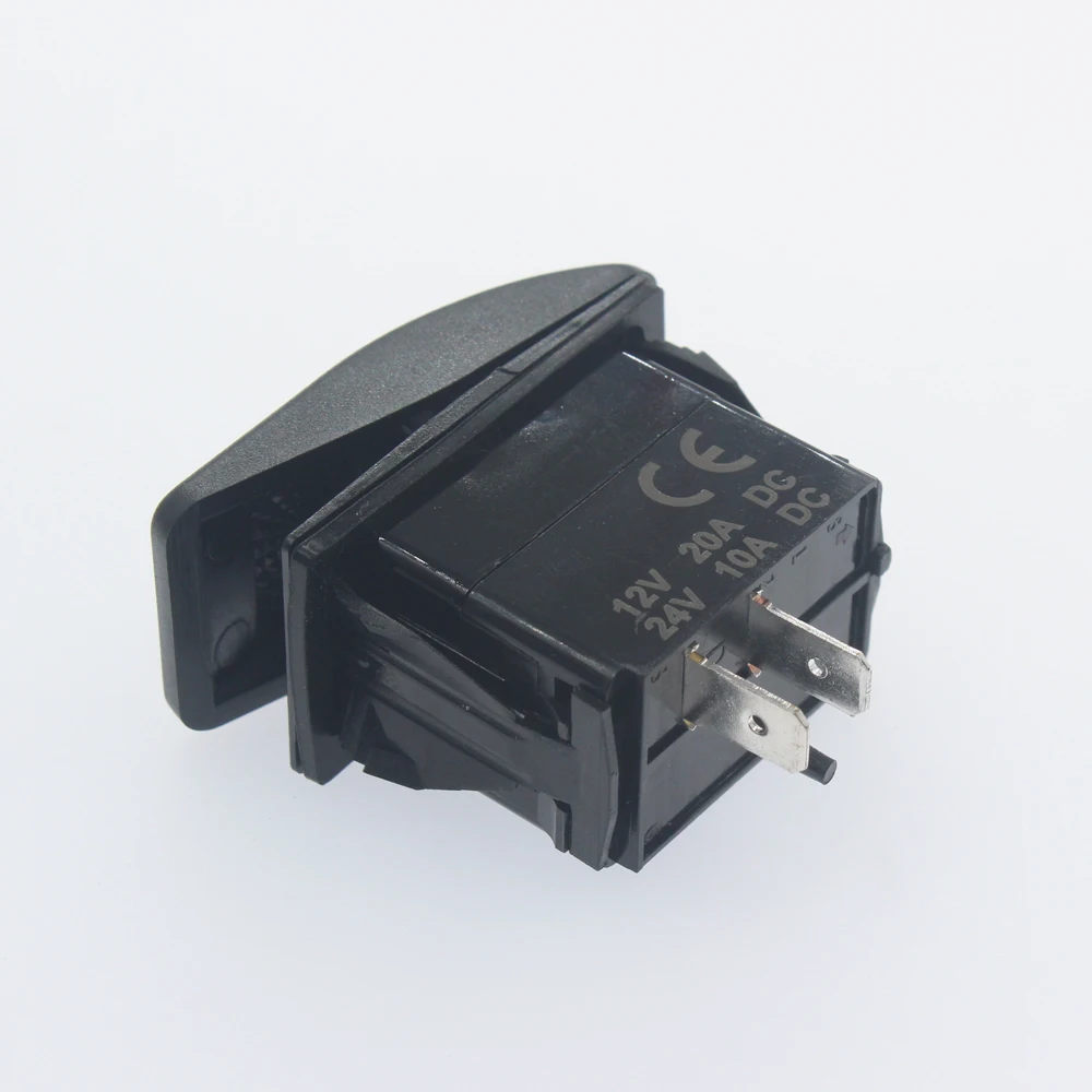 IP68 Водонепроницаемый 2 шпильки SPST ВКЛ ВЫКЛ 24V/10A 12V/20A авто шины морской кнопочный