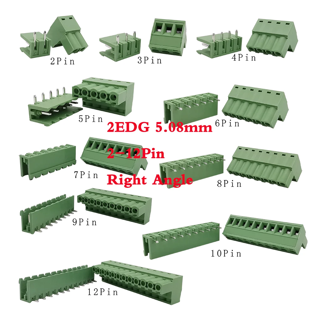 2EDG 5 08 мм Клеммная колодка PCB коннектор для винтовой проводки клеммные колодки