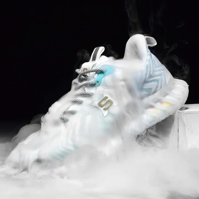 

Shi Kaiqi Caterpillar Breathable Luminous Men's Sports Shoes Cushioning Comfortable Running Shoes Fashion Outdoor Fitness Shoes