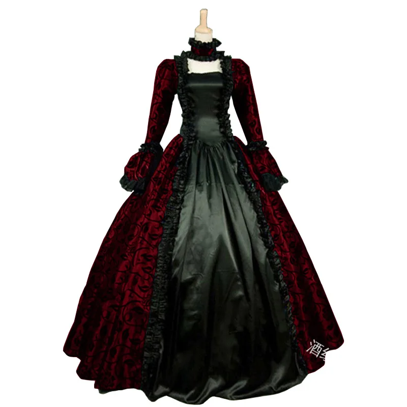 Женское платье для девушек на осень и зиму Рококо Мария Антуанетта Платье