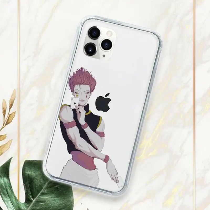 

Hisoka hunter x hunter Phone Case Transparent for iPhone 11 12 mini pro XS MAX 7 8 6 6S Plus X 5S SE 2020 XR