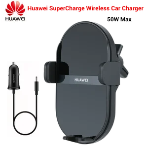 Huawei SuperCharge Wireless Car Charger 50W Max Intelligent Both Side Sensor Mounting Dual Charging 
