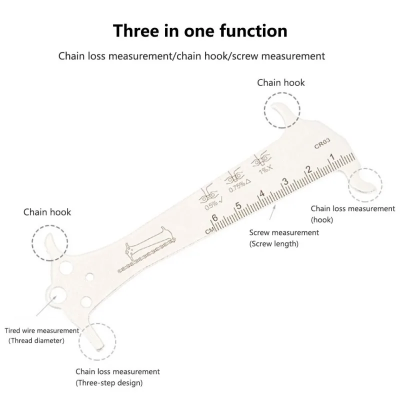 

3 в 1, прибор для проверки длины цепи горного велосипеда