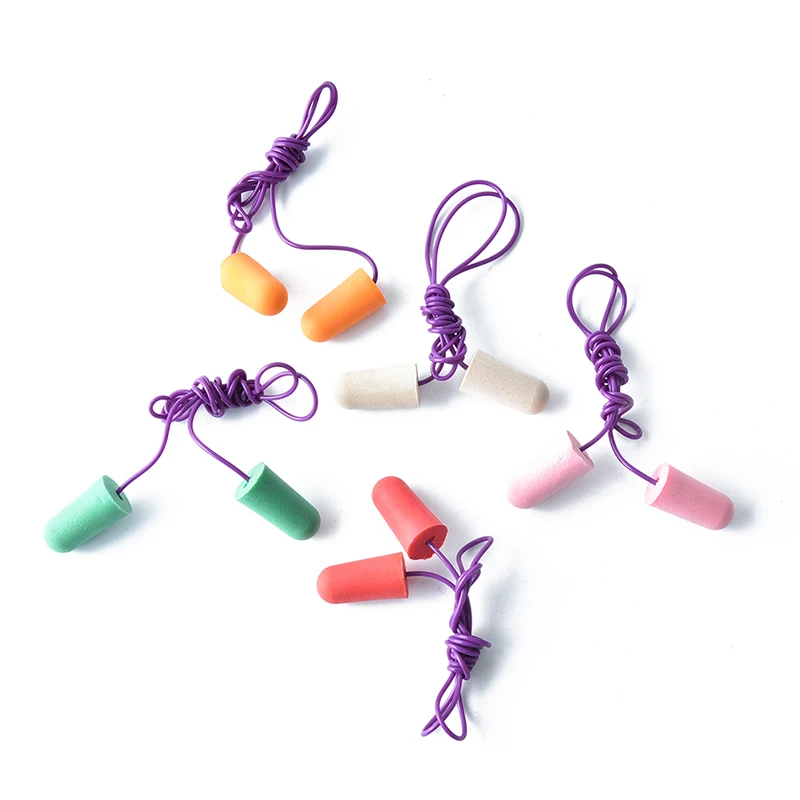 

1 Pair Soft Light Foam Ear Plugs Defenders Protectors Earplugs 5 Colors