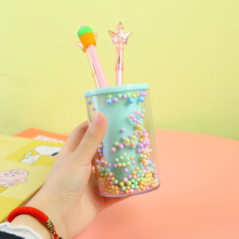 Держатель для ручек с пачкой офисный Органайзер квадратная подставка карандашей