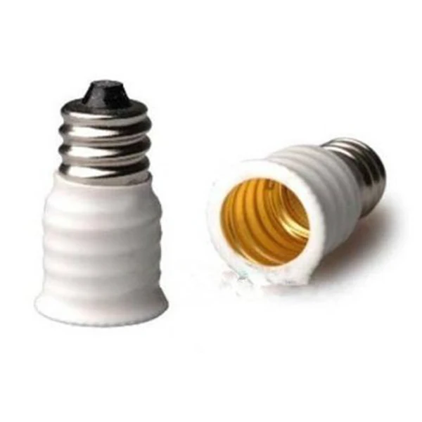 6 шт в комплекте E12 для E14 белая лампа конвертер светодиодный светильник держатель