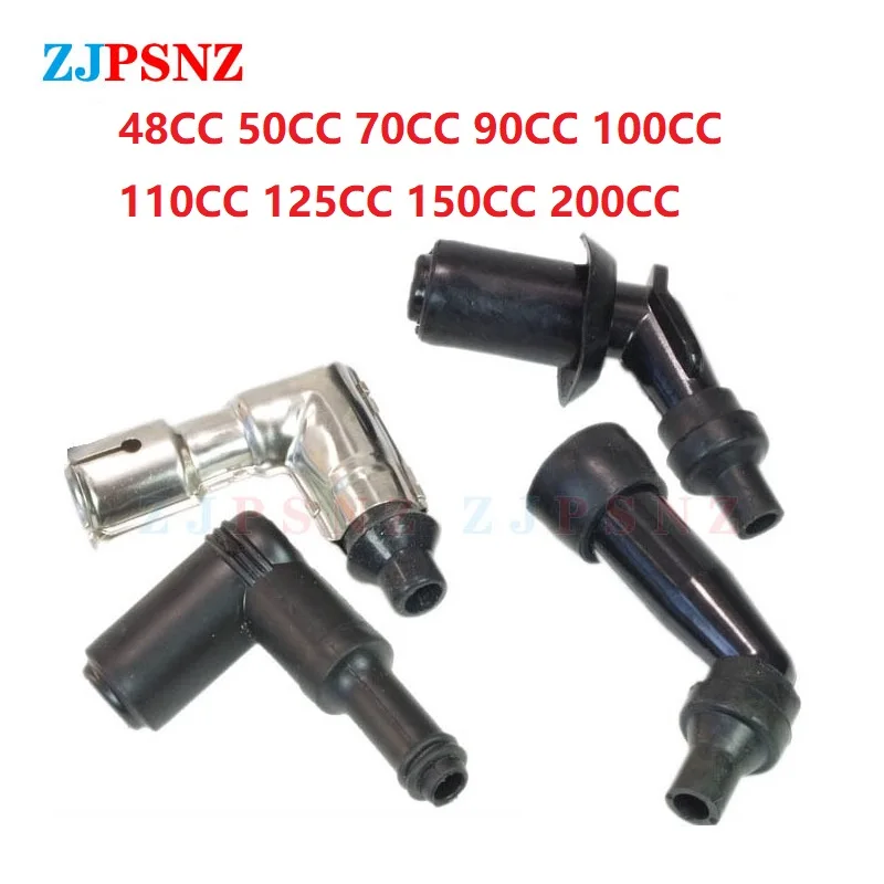 

Motorcycle Ignition Spark Plug Cap 48/50/70/90/100/110/125/150/200CC Non Resistor Spark Plug Cap Cover Moped Scooter Bike