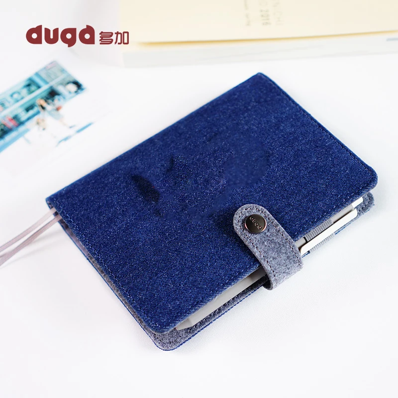 Классическая тканевая офисная школа 6 отверстий спиральная записная книжка