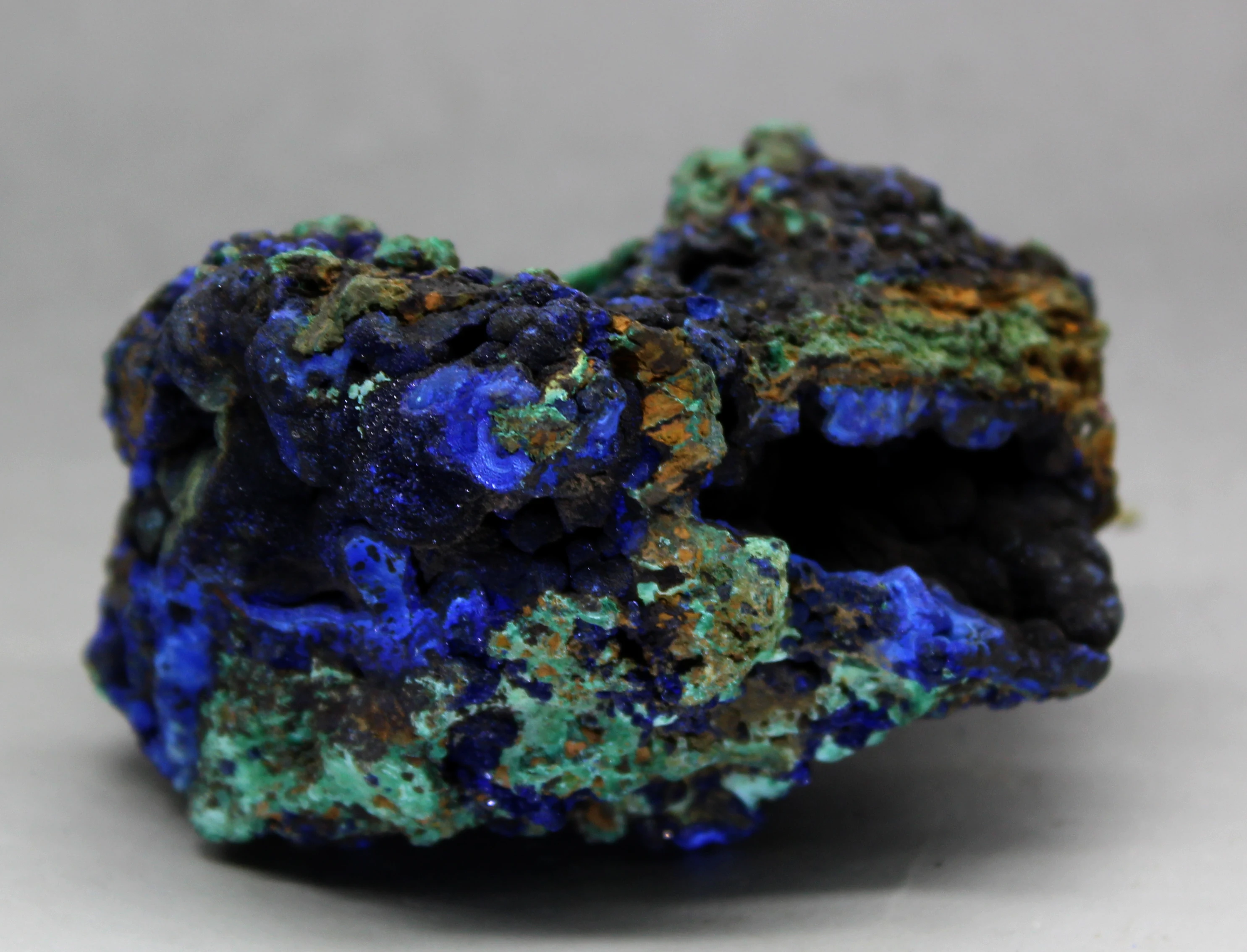 300 г натуральный Азурит и Малахитовый симбиотический минеральный хрустальные