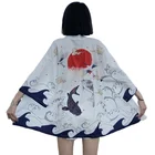 Кимоно в японском стиле для мужчин и женщин, уличная одежда в стиле самурая, кардиган в японском стиле Харадзюку, традиционное аниме, одежда, V1930, лето 2021