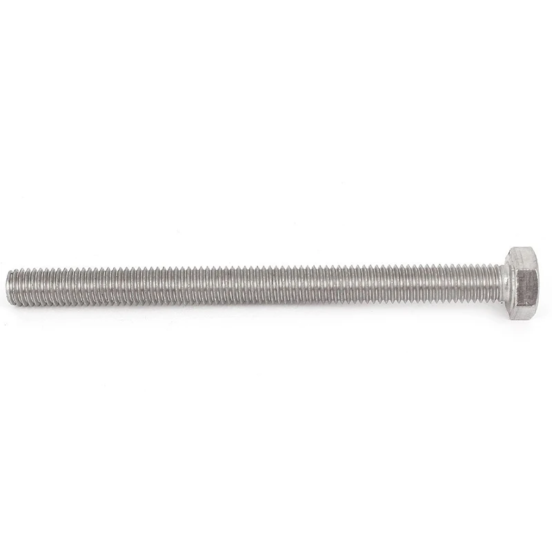 

M8 x 100mm A2 Stainless Steel Fully Threaded Hex Head Screw Bolt 5 Pcs