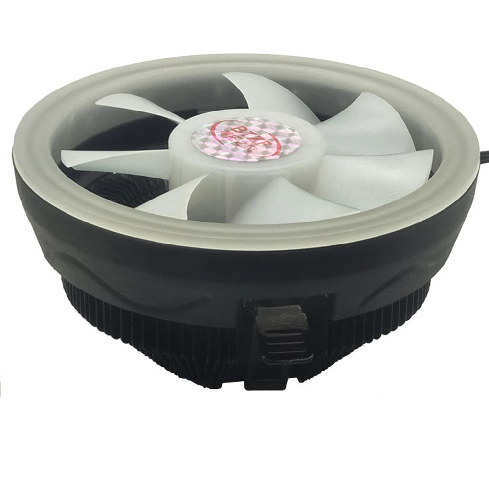 Кулер для процессора Led 3Pin теплоотвод AMD Intel тихий вентилятор охлаждения