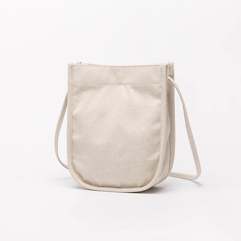 Холщовая сумка мессенджер ins для женщин Студенческая простая маленькая сумочка в