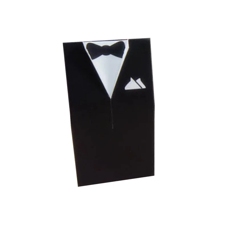 Groom 2 10 шт./лот, свадебные платья жениха и невесты, коробка для конфет, подарочные сумки, коробки для подарков, свадебная бонбоньерка, сделай сам, вечерние украшения для мероприятий - Цвет: Groom 2