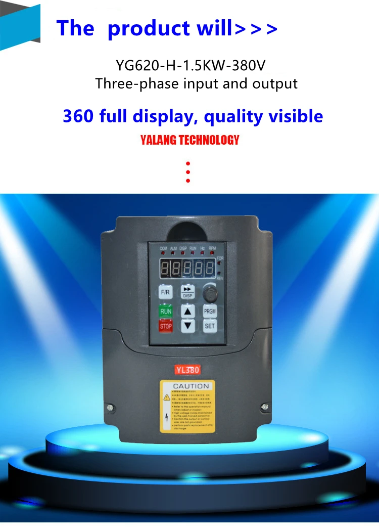 380 кВт в трехфазный вход и выходной преобразователь частоты/низкое