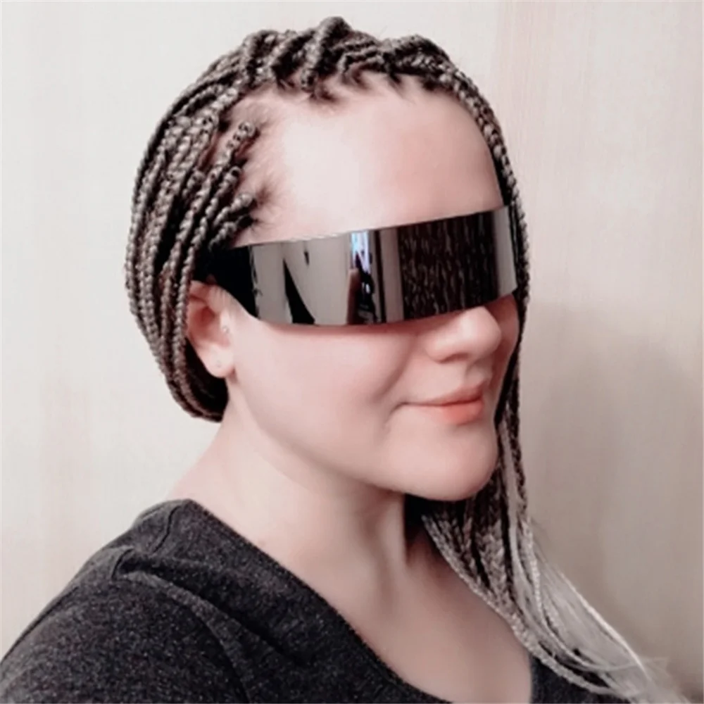 Future Soldier солнцезащитные очки странные Сиамские модные очки вечерние очки на Хэллоуин