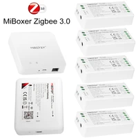 miboxer fut035z zigbee 3 0 dual white single color rgb rgbw rgbcct led strip contoller zb box1 zb box2 app gateway controller