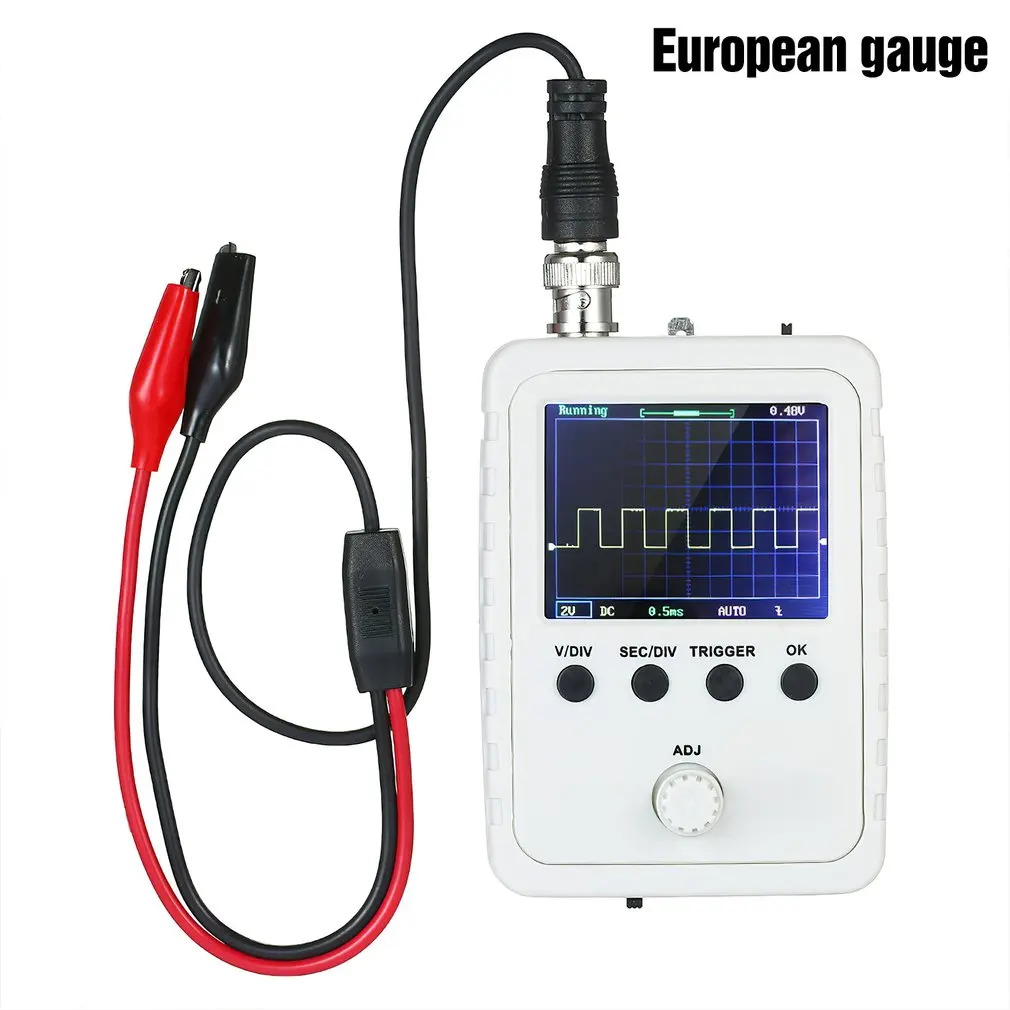

Portable Digital Mini Oscilloscope Logic Analyzer Kit Oscilloscope Cable Probe Panel Photovoltaic Panel Connector